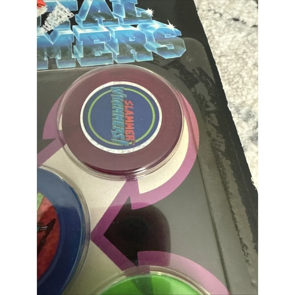 Pogs 1994 Crystal Slammer Whammers NOS Imperial Sealed Super Touch Acrylic 7451